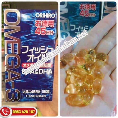 viên omega 3 giúp sáng da, tăng độ đàn hồi da, tạo độ ẩm.