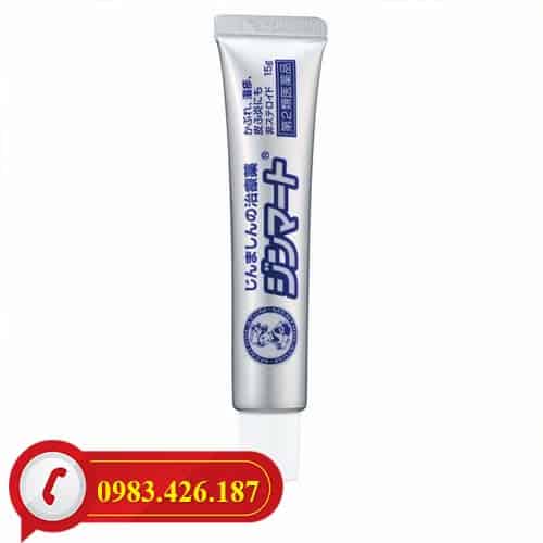 Kem bôi trị mề đay, mẩn ngứa Mentholatum Jinmart Nhật Bản, tuýp 15gr