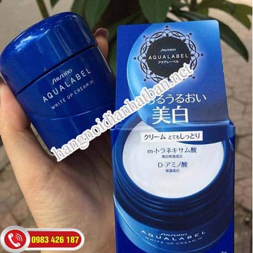 Kem dưỡng Shiseido Aqualabel White Up Cream tạo mùi thơm hấp dẫn