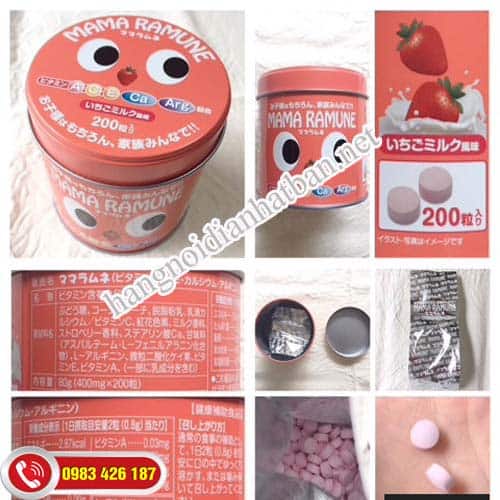 Kẹo Mama Ramune là sản phẩm được ưa chuộng sử dụng cho các bà mẹ tại Nhật