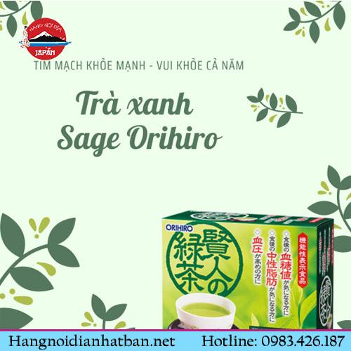 Trà Xanh Orihiro Sage Nhật Bản