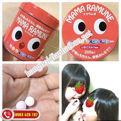 Trẻ em rất thích Kẹo Mama Ramune