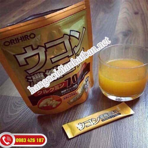 Uống 1 gói giải rượu Orihiro để an toàn với những cuộc vui