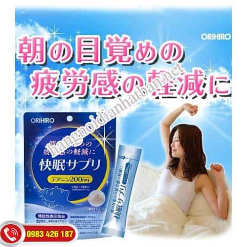 cách dễ ngủ nhanh với thuốc an thần, ngủ sâu giấc Orihiro Nhật Bản
