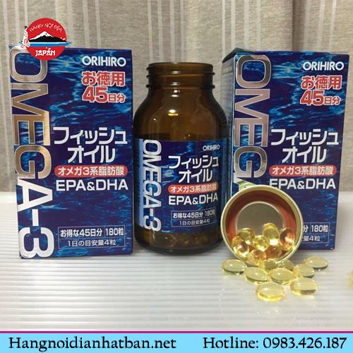 dầu cá omega 3 Orihiro Nhật Bản