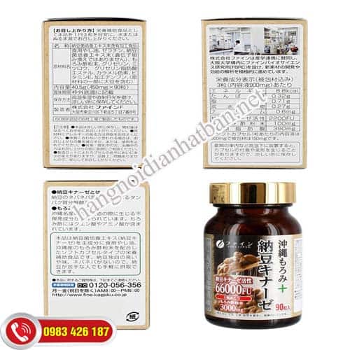 viên uống nattokinase hiệu quả tăng tuần hoàn não