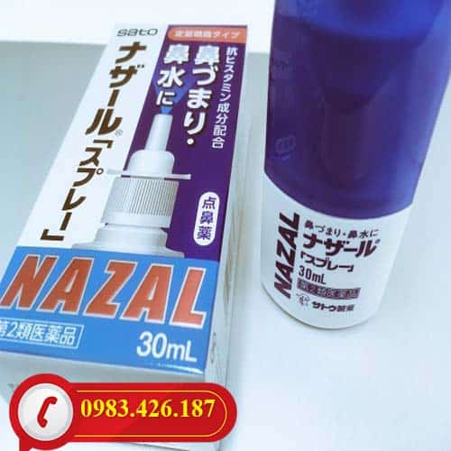 Xịt mũi chữa viêm xoang Nazal Xịt mũi chữa viêm xoang Nazal