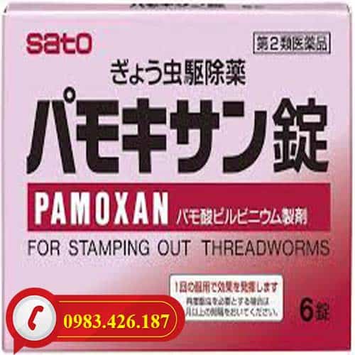 Thuốc tẩy giun Pamoxan Sato Nhật Bản