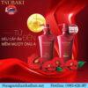 Bộ dầu gội Shiseido Tsubaki Shining màu đỏ Nhật Bản