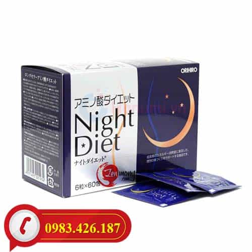 Uống viên giảm cân Night Diet Orihiro Nhật Bản đem lại vóc dáng thon gọn