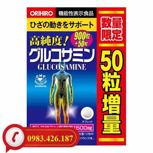 Thuốc glucosamin orihiro chính hãng Nhật Bản 