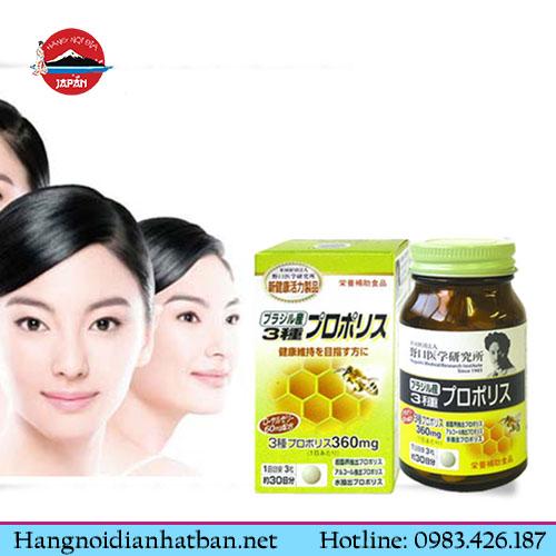 Keo ong kết hợp sữa ong chúa Propolis Noguchi