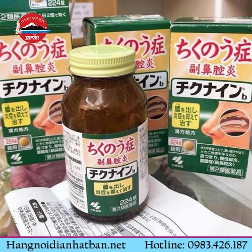 Thuốc trị viêm xoang Kobayashi Chikunain của Nhật mang lại hiệu quả điều trị bệnh bất ngờ