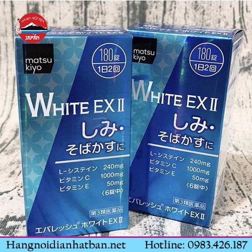 viên uống trắng da White EX 270 viên Nhật bản