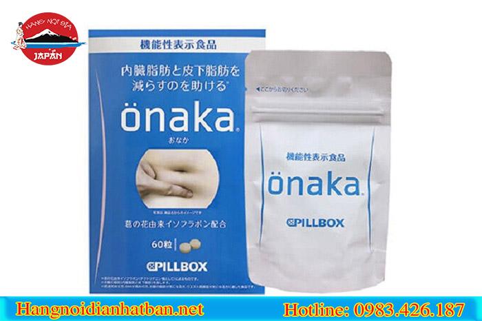 Thuốc giảm mỡ bụng onaka pillbox 60 viên giúp làm săn chắc da toàn thân Thuốc giảm mỡ bụng onaka pillbox 60 viên giúp làm săn chắc da toàn thân