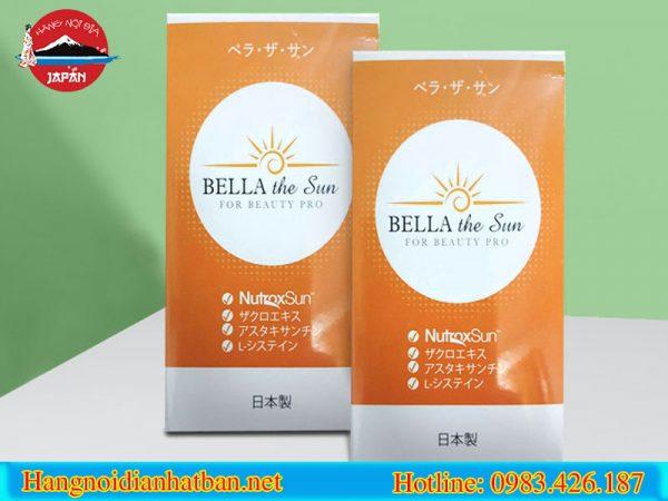 Viên uống chống nắng nội sinh và trắng da Bella The Sun Nhật Bản