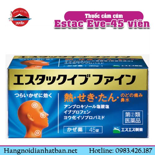 Thuốc cảm cúm Estac Eve Nhật Bản hộp 45 viên