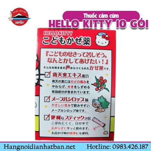 Thuốc cảm cúm Hello Kitty 10 gói