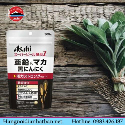 Viên uống tăng cường sinh lực Asahi tỏi đen Nhật Bản