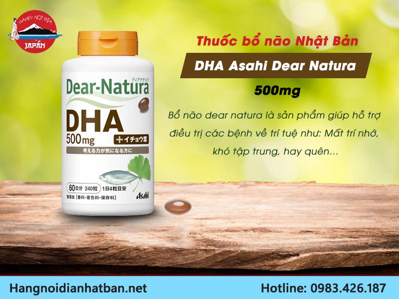 Bổ não Dear Nature tốt cho sự phát triển trí não ở mọi lứa tuổi