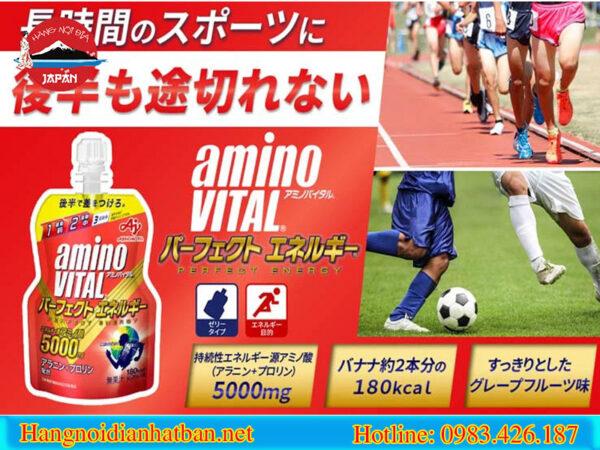 Nước uống Amino 5000mg giúp cơ thể khỏe khoắn hơn khi tập luyện
