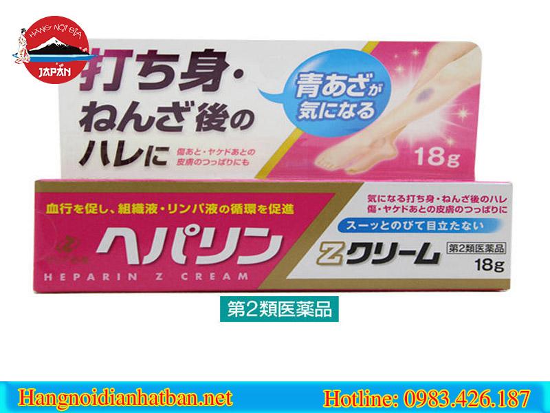 Sử dụng kem đặc trị vết bầm tím Nhật Bản cải thiện vùng da bị bầm rất tốt