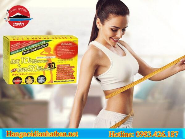 Viên uống giảm cân Minami 10kg chính hãng Nhật Bản