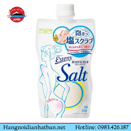 Muối tắm tẩy tế bào chết Sana Esteny Salt Body Scrub Nhật Bản